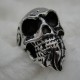 Skull Ring For Motor Biker - TR45
